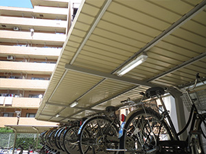 マンション駐輪場